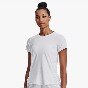 Under Armour White Short-Sleeve Tee and Athletic Shorts Set